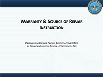 DPC Warranty Training